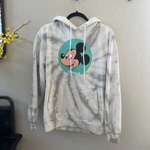 Disney Parks Tie Dye Hoodie with Retro Mickey Mouse